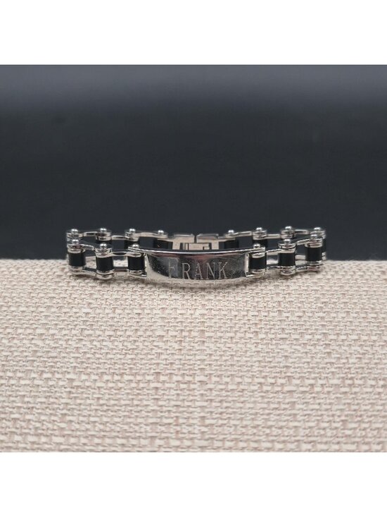 Other - 7 Inch Stainless Steel Colibri Frank Love Jean Chain Bracelet A7319